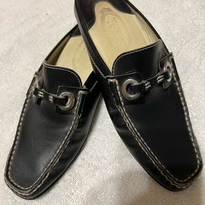 Todd slip on loafers, black, size 8